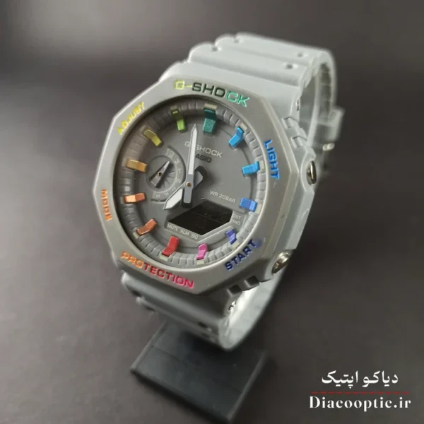 ساعت مچی اسپرت دو زمانه برند جی شاک مدل G1264 بند رابر - تصویر 10