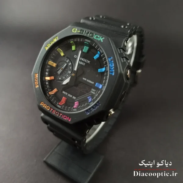 ساعت مچی اسپرت دو زمانه برند جی شاک مدل G1264 بند رابر - تصویر 14