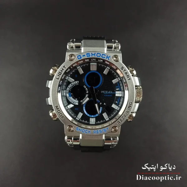 ساعت مچی مردانه دو زمانه برند جی شاک مدل G1265 بند رابر - تصویر 2