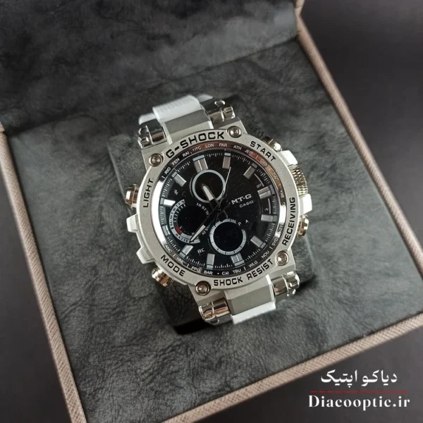 ساعت مچی مردانه دو زمانه برند جی شاک مدل G1265 بند رابر - تصویر 9