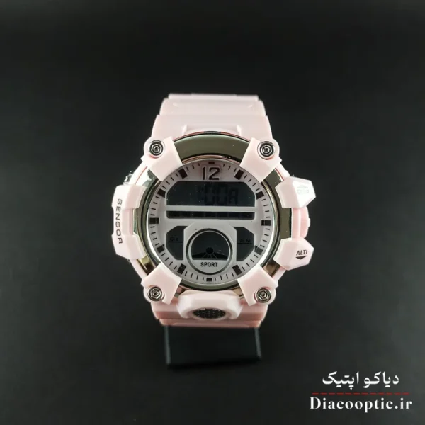 ساعت مچی دخترانه دیجیتالی برند جی شاک مدل G1267 بند رابر - تصویر 2