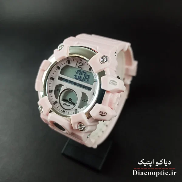 ساعت مچی دخترانه دیجیتالی برند جی شاک مدل G1267 بند رابر - تصویر 3