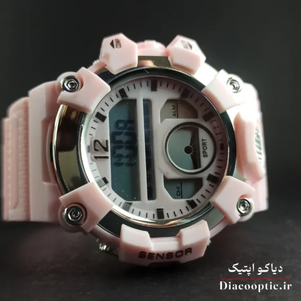 ساعت مچی دخترانه دیجیتالی برند جی شاک مدل G1267 بند رابر - تصویر 4