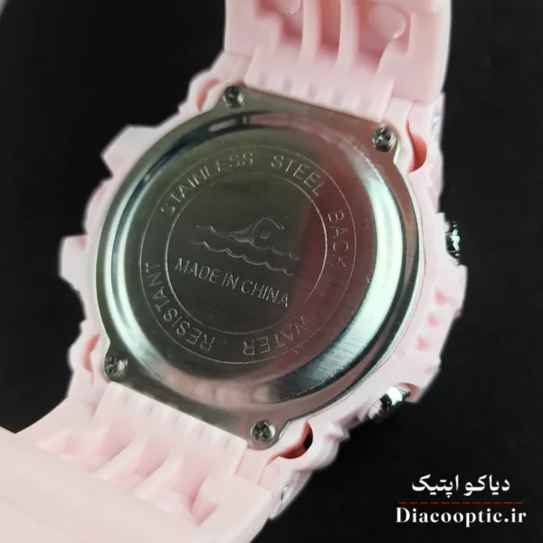 ساعت مچی دخترانه دیجیتالی برند جی شاک مدل G1267 بند رابر - تصویر 6