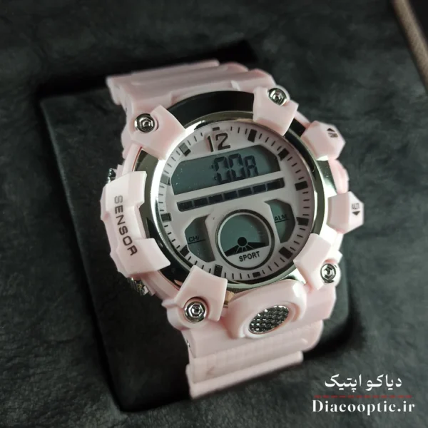 ساعت مچی دخترانه دیجیتالی برند جی شاک مدل G1267 بند رابر - تصویر 8