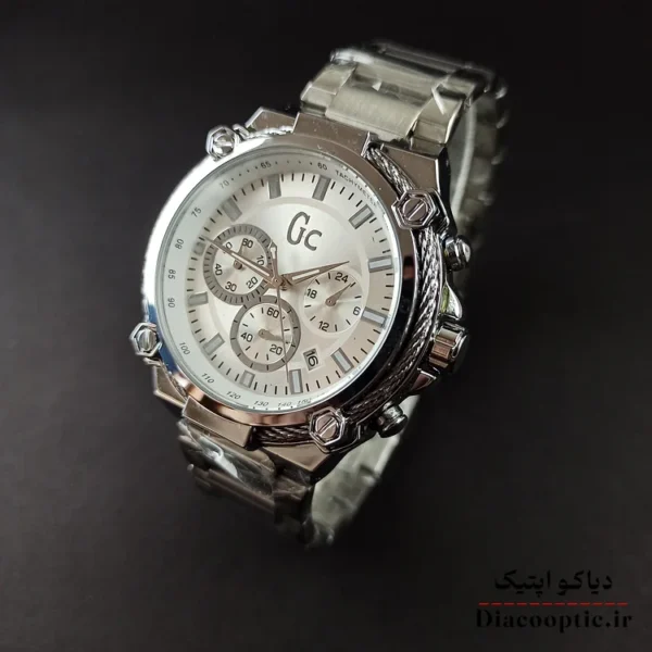 ساعت مچی مردانه برند Gc سه موتور مدل DO1160 استیل - تصویر 8