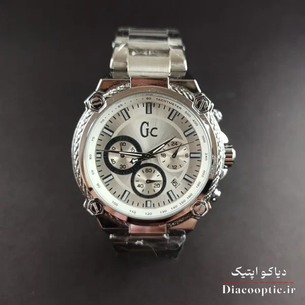 ساعت مچی مردانه برند Gc سه موتور مدل DO1160 استیل - تصویر 2