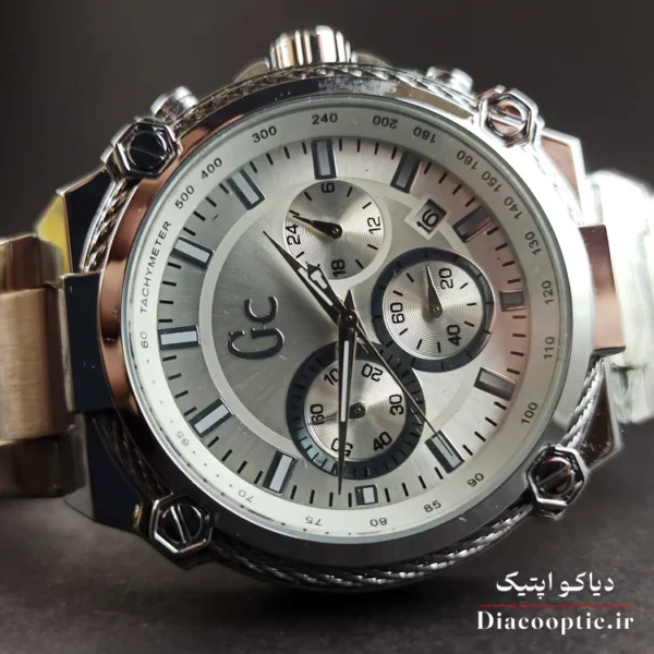 ساعت مچی مردانه برند Gc سه موتور مدل DO1160 استیل - تصویر 3