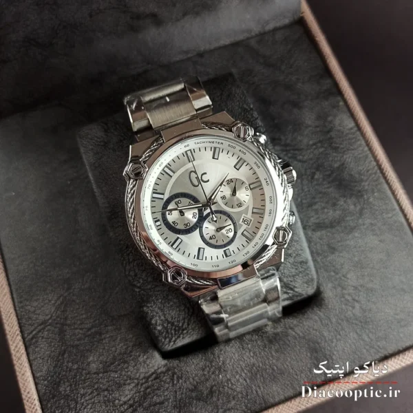 ساعت مچی مردانه برند Gc سه موتور مدل DO1160 استیل - تصویر 4