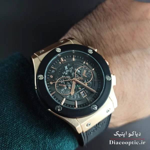 ساعت مچی مردانه برند هابلوت مدل Hub1236 بند پیو - تصویر 8