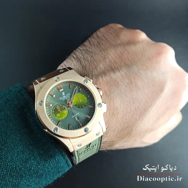 ساعت مچی مردانه برند هابلوت مدل Hub1237 بند پیو - تصویر 6