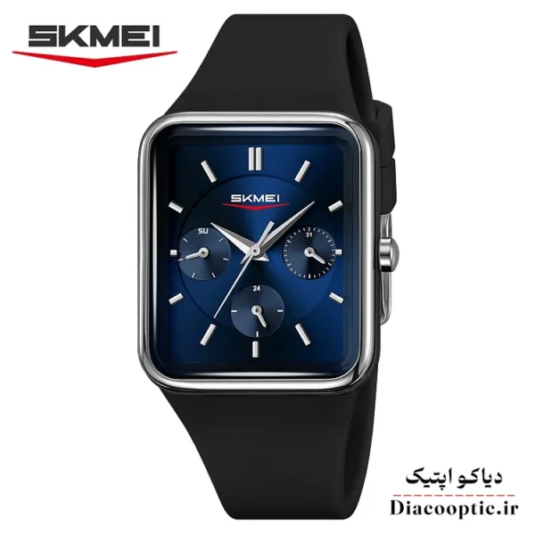 ساعت مچی زنانه برند اسکمی مدل IR-2323 SKMEI سه موتور بند رابر - تصویر 2