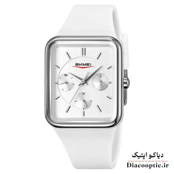 ساعت مچی زنانه برند اسکمی مدل IR-2323 SKMEI سه موتور بند رابر - تصویر 3