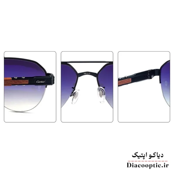 عینک آفتابی مردانه اورجینال برند کارتیر مدل KO-CT0461 - تصویر 6