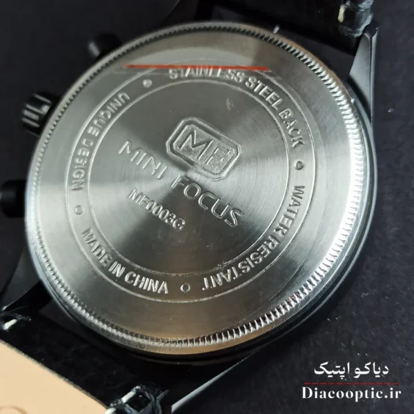ساعت مچی مردانه اورجینال موتور ژاپن برند مینی فوکوس سه موتور مدل Mf0003G.01 بند چرم - تصویر 6