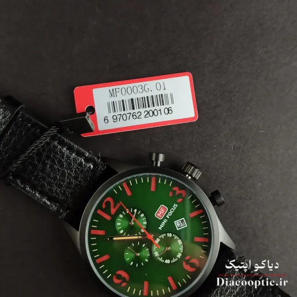 ساعت مچی مردانه اورجینال موتور ژاپن برند مینی فوکوس سه موتور مدل Mf0003G.01 بند چرم - تصویر 7