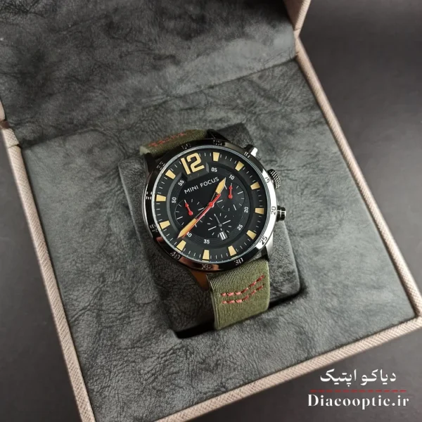 ساعت مچی مردانه اورجینال موتور ژاپن برند مینی فوکوس سه موتور مدل Mf0006G.04 بند چرم - تصویر 11