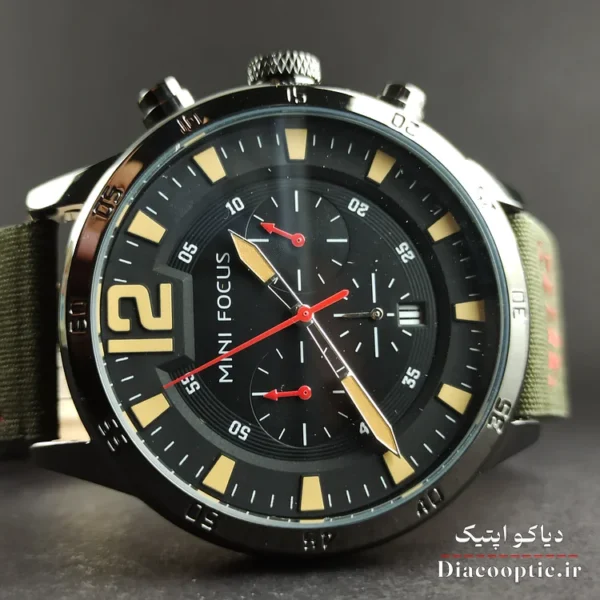 ساعت مچی مردانه اورجینال موتور ژاپن برند مینی فوکوس سه موتور مدل Mf0006G.04 بند چرم - تصویر 4