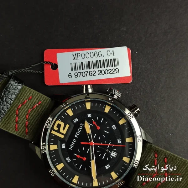 ساعت مچی مردانه اورجینال موتور ژاپن برند مینی فوکوس سه موتور مدل Mf0006G.04 بند چرم - تصویر 7