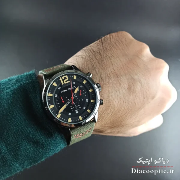 ساعت مچی مردانه اورجینال موتور ژاپن برند مینی فوکوس سه موتور مدل Mf0006G.04 بند چرم - تصویر 8