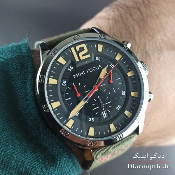 ساعت مچی مردانه اورجینال موتور ژاپن برند مینی فوکوس سه موتور مدل Mf0006G.04 بند چرم - تصویر 9