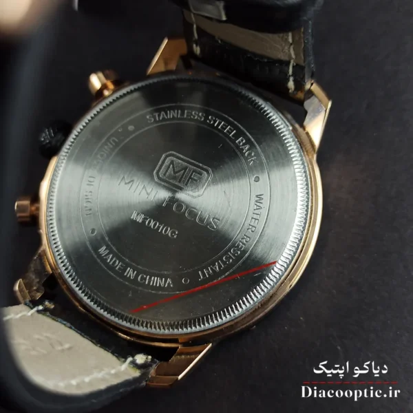 ساعت مچی مردانه اورجینال موتور ژاپنی برند مینی فوکوس سه موتور مدل Mf0010G.01 بند چرم - تصویر 6