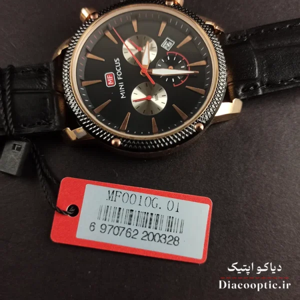 ساعت مچی مردانه اورجینال موتور ژاپنی برند مینی فوکوس سه موتور مدل Mf0010G.01 بند چرم - تصویر 9