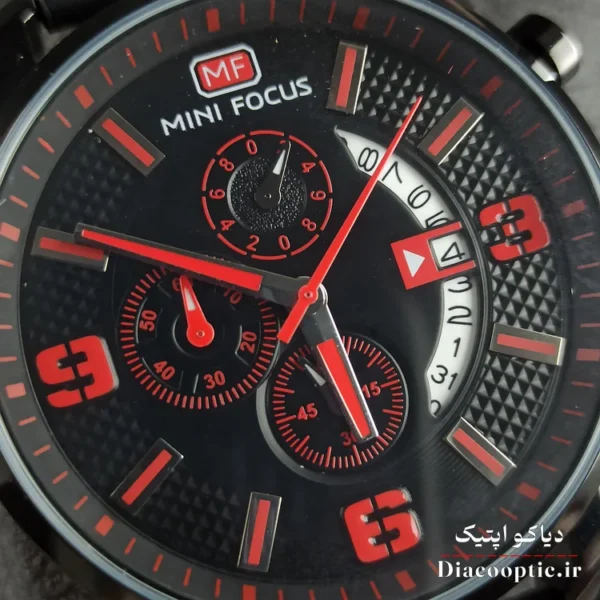 ساعت مچی مردانه اورجینال موتور ژاپن برند مینی فوکوس سه موتور مدل Mf0025G.02 بند چرم - تصویر 11