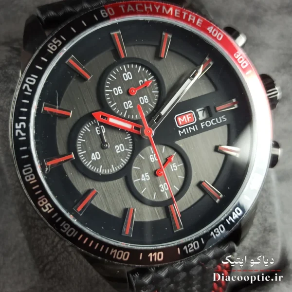 ساعت مچی مردانه اورجینال موتور ژاپنی برند مینی فوکوس سه موتور مدل Mf0029G.01 بند چرم - تصویر 12