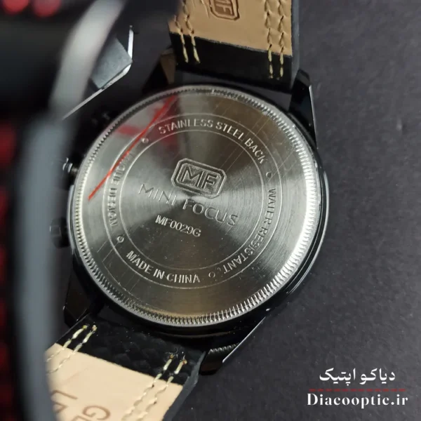 ساعت مچی مردانه اورجینال موتور ژاپنی برند مینی فوکوس سه موتور مدل Mf0029G.01 بند چرم - تصویر 6