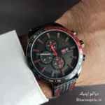 ساعت مچی مردانه اورجینال موتور ژاپنی برند مینی فوکوس سه موتور مدل Mf0029G.01 بند چرم - تصویر 9