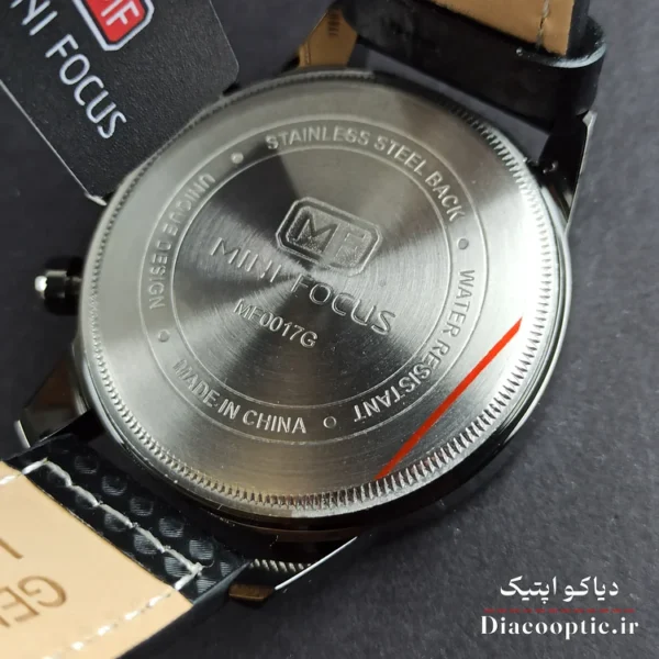 ساعت مچی مردانه اورجینال موتور ژاپن برند مینی فوکوس سه موتور مدل Mf0046G.04 بند چرم - تصویر 6