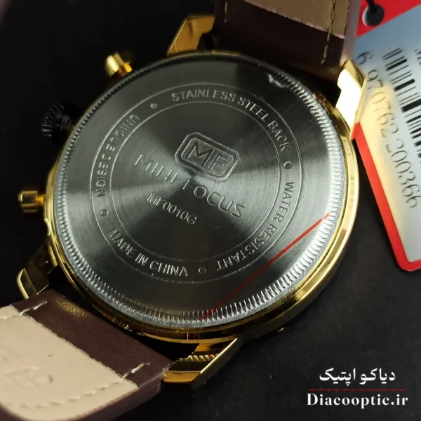 ساعت مچی مردانه اورجینال موتور ژاپن برند مینی فوکوس سه موتور مدل Mf0046G.05 بند چرم - تصویر 6