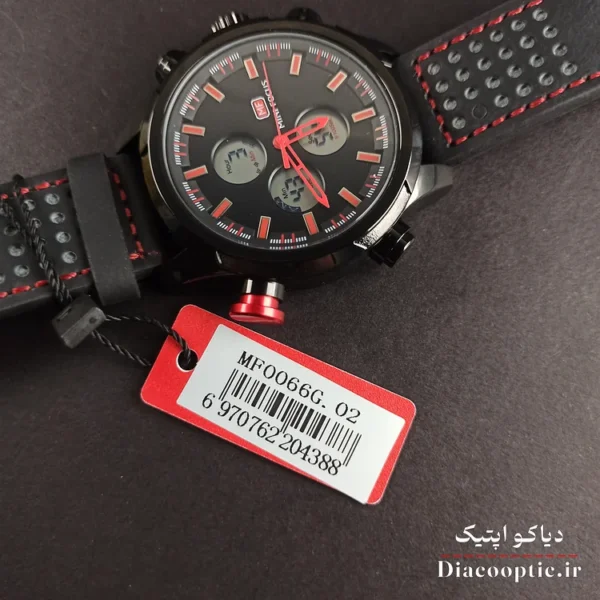 ساعت مچی مردانه اورجینال موتور ژاپنی دو زمانه برند مینی فوکوس مدل Mf0066G.02 بند چرم - تصویر 11