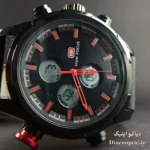 ساعت مچی مردانه اورجینال موتور ژاپنی دو زمانه برند مینی فوکوس مدل Mf0066G.02 بند چرم - تصویر 4