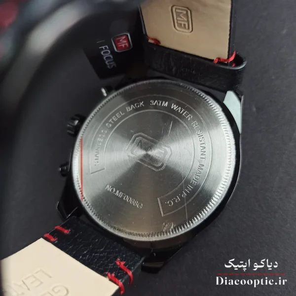 ساعت مچی مردانه اورجینال موتور ژاپنی برند مینی فوکوس سه موتور مدل Mf0068G.05 بند چرم - تصویر 5