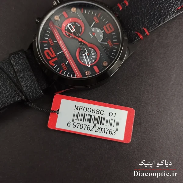 ساعت مچی مردانه اورجینال موتور ژاپنی برند مینی فوکوس سه موتور مدل Mf0068G.05 بند چرم - تصویر 9