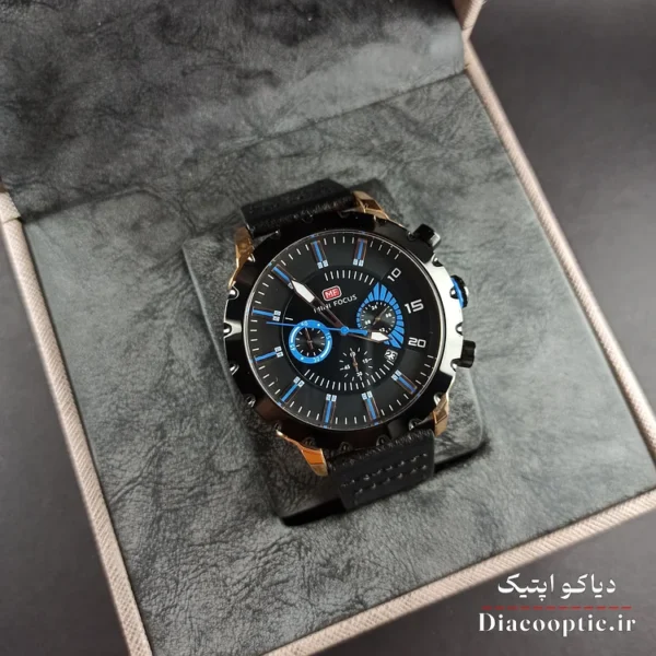 ساعت مچی مردانه اورجینال موتور ژاپن برند مینی فوکوس سه موتور مدل Mf0079G.02 بند چرم - تصویر 11