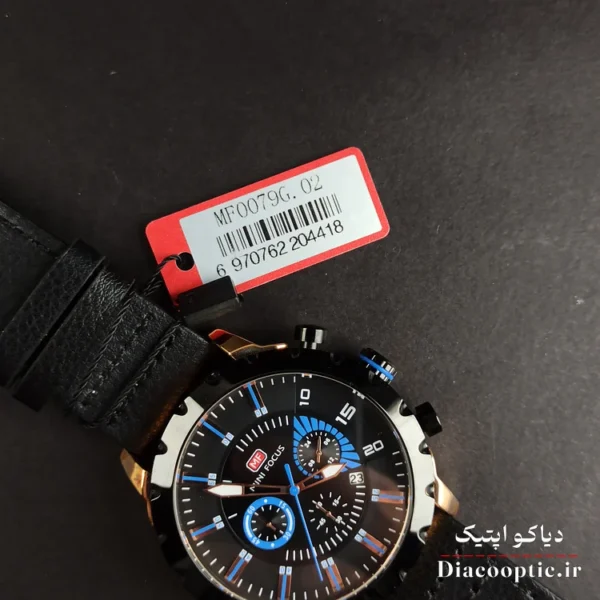 ساعت مچی مردانه اورجینال موتور ژاپن برند مینی فوکوس سه موتور مدل Mf0079G.02 بند چرم - تصویر 7
