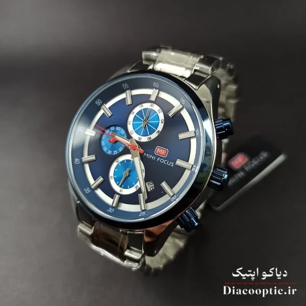 ساعت مچی مردانه اورجینال موتور ژاپنی برند مینی فوکوس سه موتور مدل Mf0081G.03 - تصویر 3