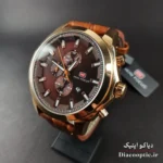 ساعت مچی مردانه اورجینال موتور ژاپنی برند مینی فوکوس سه موتور مدل Mf0082G.02 بند چرم - تصویر 3