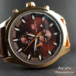 ساعت مچی مردانه اورجینال موتور ژاپنی برند مینی فوکوس سه موتور مدل Mf0082G.02 بند چرم - تصویر 4