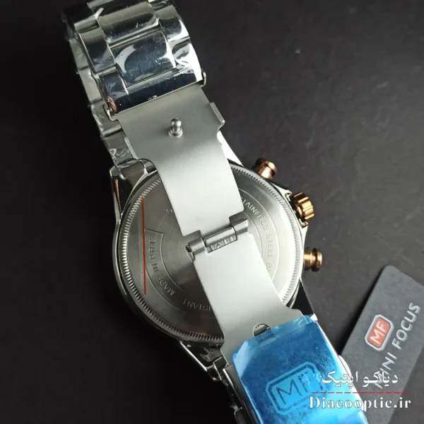 ساعت مچی مردانه اورجینال موتور ژاپنی برند مینی فوکوس سه موتور مدل Mf0085G.01 - تصویر 7