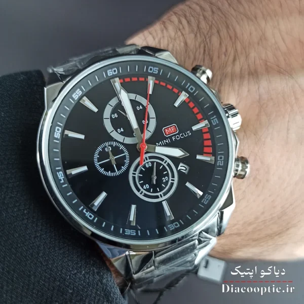 ساعت مچی مردانه اورجینال موتور ژاپنی برند مینی فوکوس سه موتور مدل Mf0085G.02 - تصویر 8