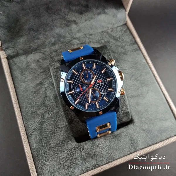 ساعت مچی مردانه اورجینال موتور ژاپن برند مینی فوکوس سه موتور مدل Mf0089G.04 بند رابر - تصویر 11