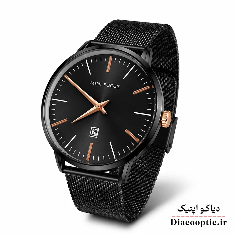 mf0115g-01-1.webp ساعت مچی مردانه اورجینال موتور ژاپن برند مینی فوکوس مدل Mf0115G.01 بند حصیری - تصویر 1