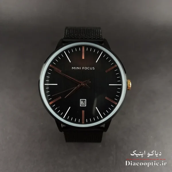 ساعت مچی مردانه اورجینال موتور ژاپن برند مینی فوکوس مدل Mf0115G.01 بند حصیری - تصویر 2