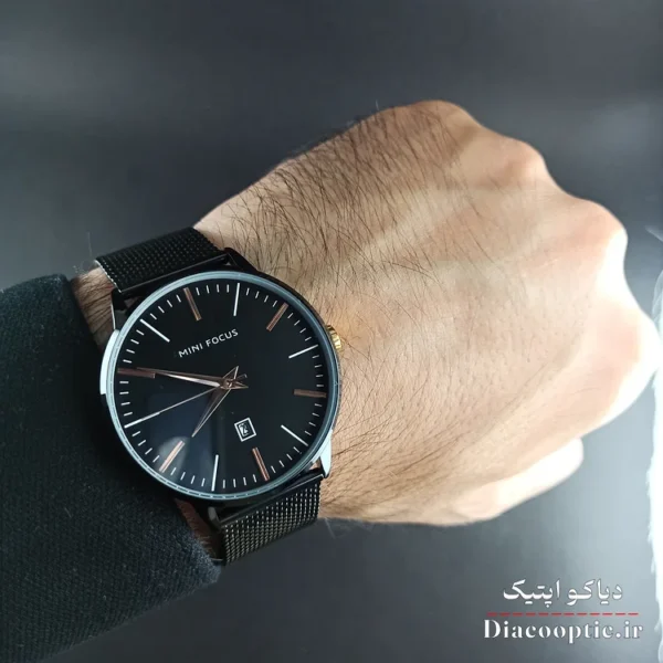 ساعت مچی مردانه اورجینال موتور ژاپن برند مینی فوکوس مدل Mf0115G.01 بند حصیری - تصویر 7