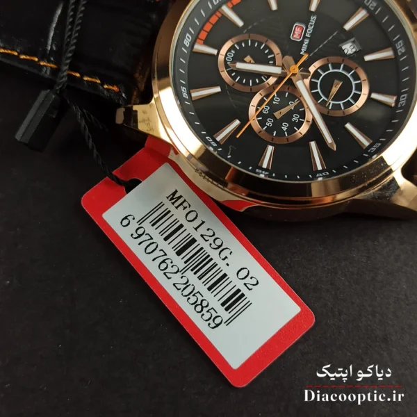 ساعت مچی مردانه اورجینال موتور ژاپنی برند مینی فوکوس سه موتور مدل Mf0129G.02 بند چرم - تصویر 7
