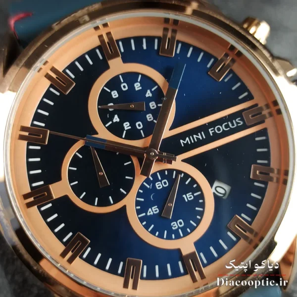 ساعت مچی مردانه اورجینال موتور ژاپنی برند مینی فوکوس سه موتور مدل Mf0130G.03 بند چرم - تصویر 11